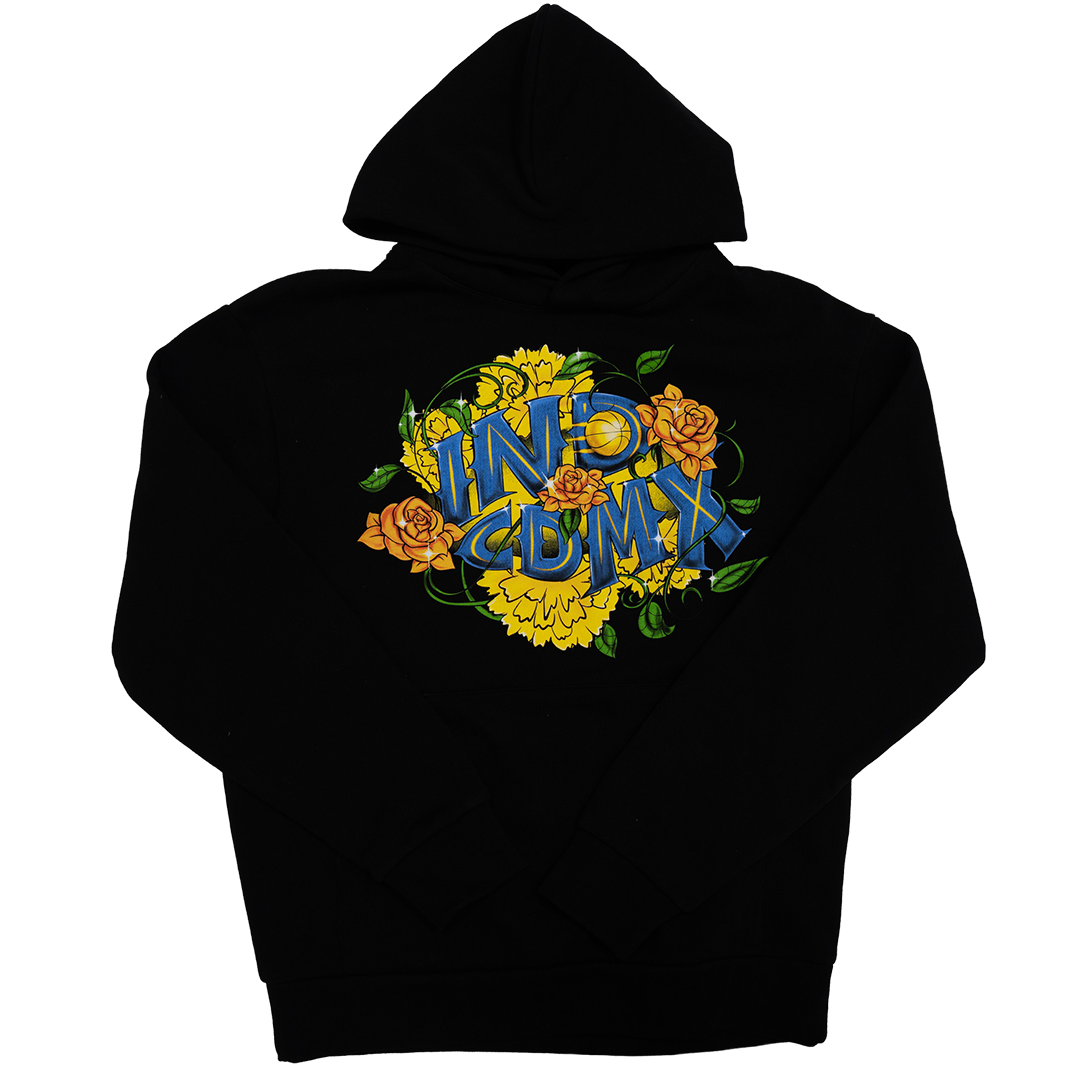 Adult Indiana Pacers CDMX Game Noches De Los Hooded Sweatshirt in Black by Round21