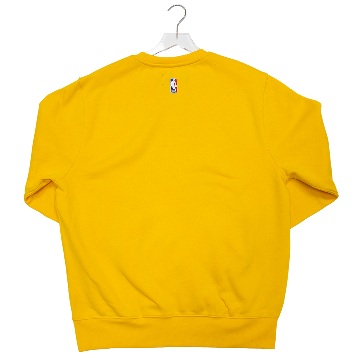 Adult Indiana Pacers Primary Logo Club Crewneck Sweatshirt in Gold by Jordan