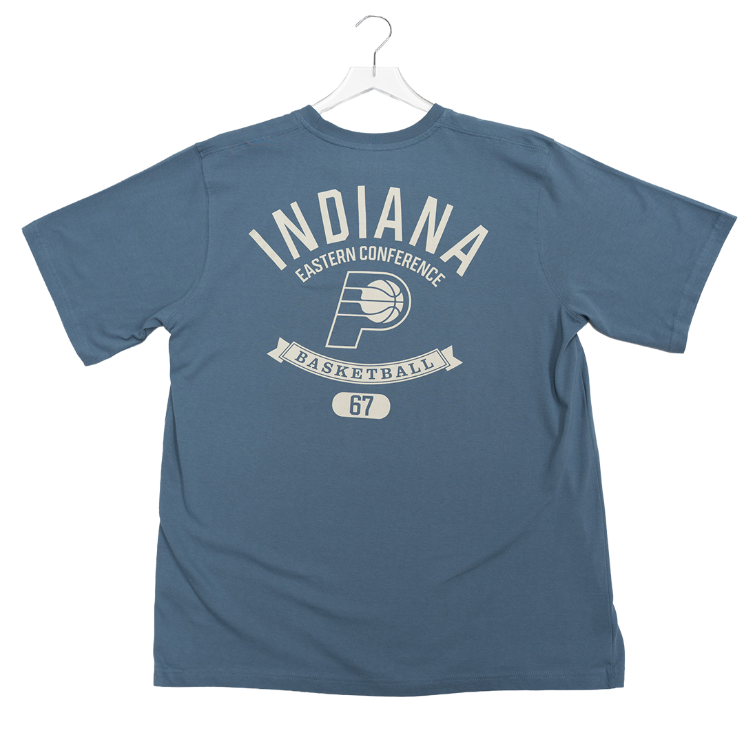 Adult Indiana Pacers Duke T-shirt in Blue by Sportiqe