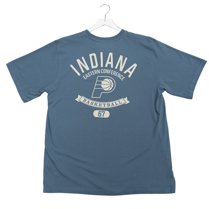 Adult Indiana Pacers Duke T-shirt in Blue by Sportiqe