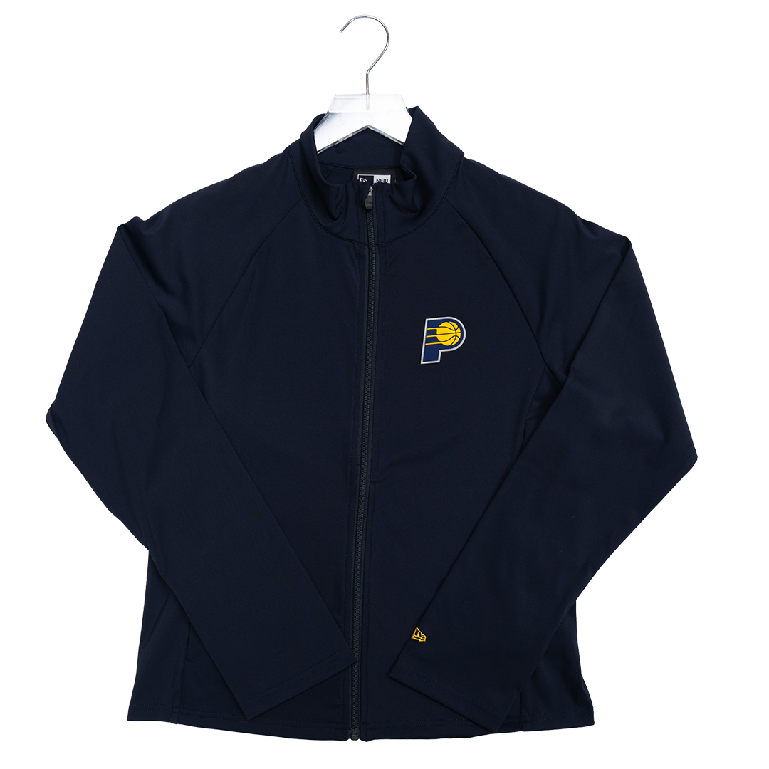 Women's Indiana Pacers Full-Zip Active Jacket in Navy by New Era