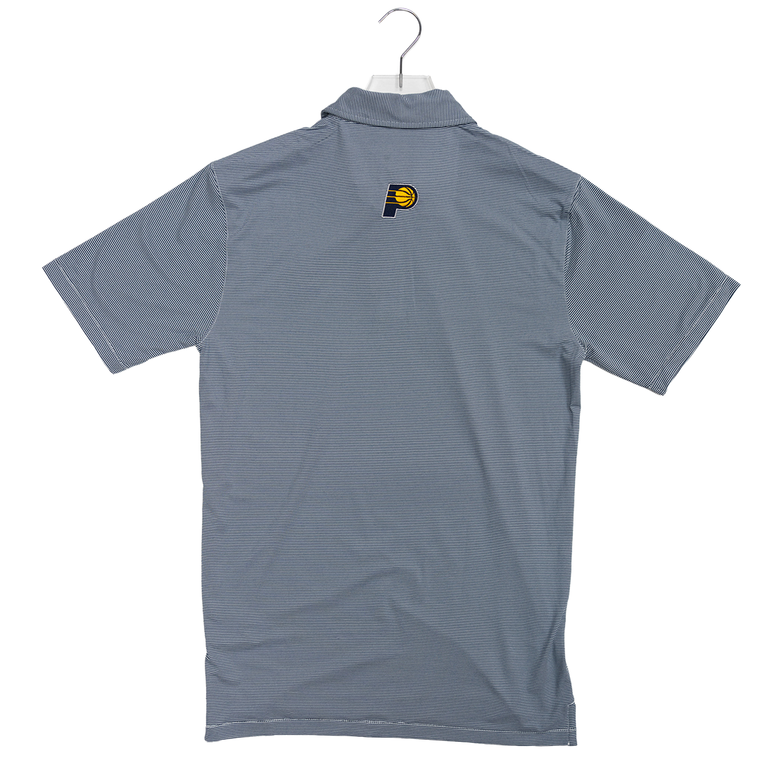 Adult Indiana Pacers CDMX Polo Shirt in Navy by Antigua