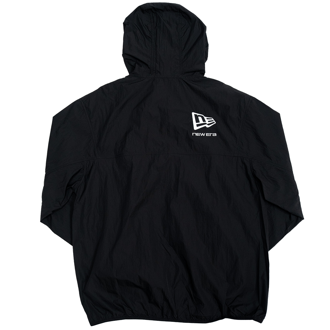 Adult Indiana Pacers Full Zip Logo Essentials Windbreaker in Black by New Era