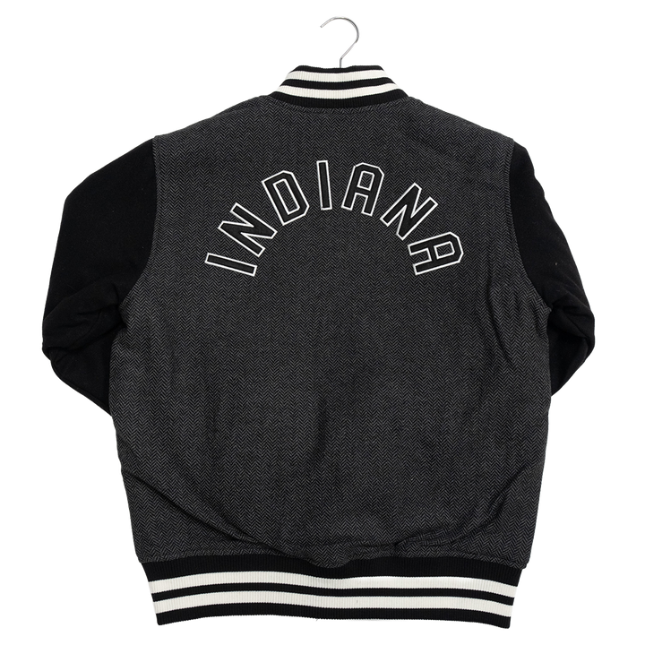 Adult Indiana Pacers Herringbone Jacket in Black by Sportiqe