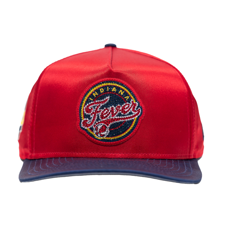 Adult Indiana Fever Official 2026 WNBA Draft 9FIFTY Hat in Red by New Era