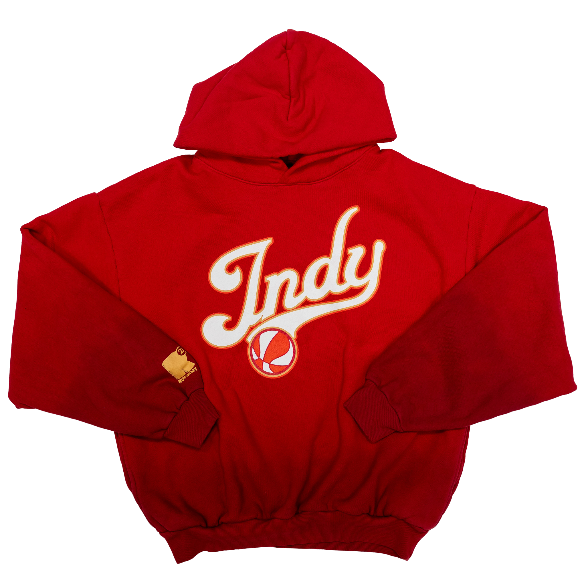Adult Indiana Fever INDY Fade Hooded Sweatshirt in Red by Round21 ...