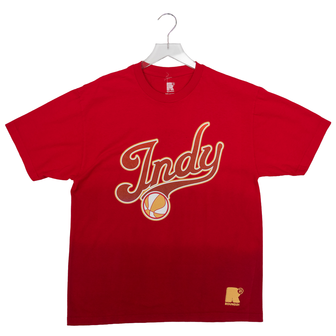 Adult Indiana Fever INDY Fade T-shirt in Red by Round21