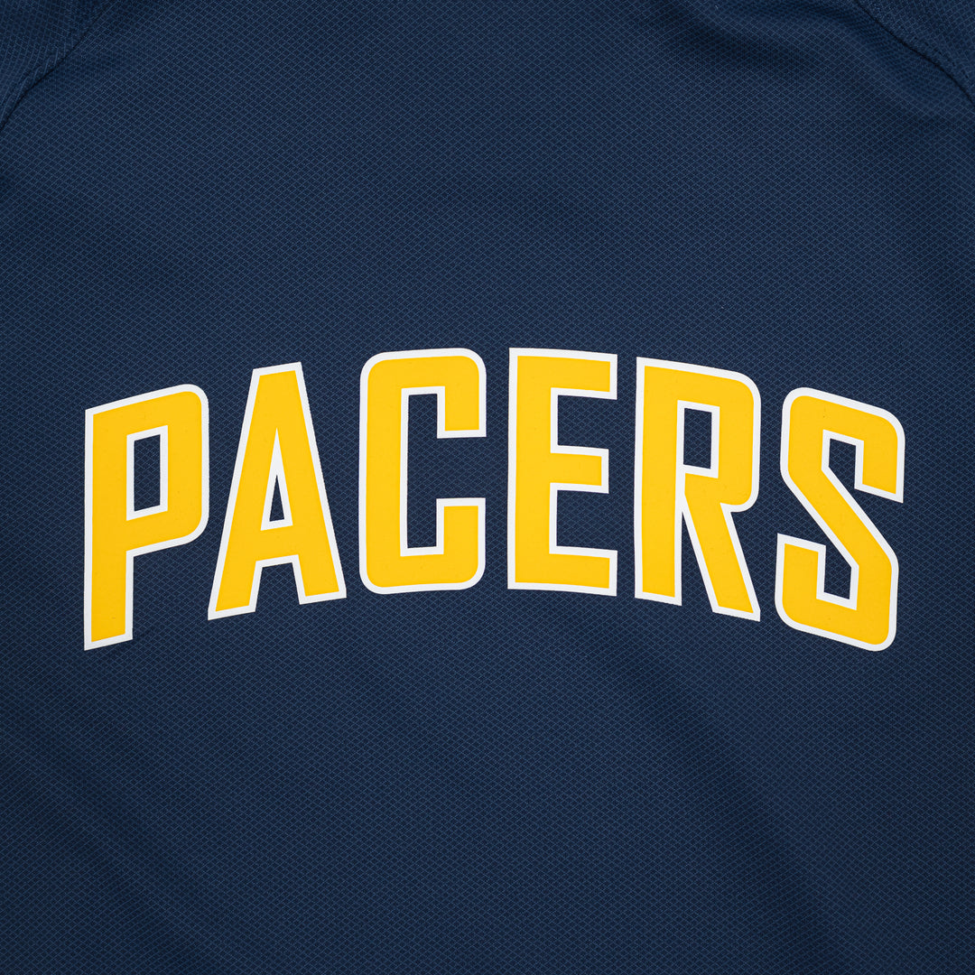Adult Indiana Pacers 25-26' Authentic Showtime 1/4 -Zip Hooded Jacket in Navy by Nike