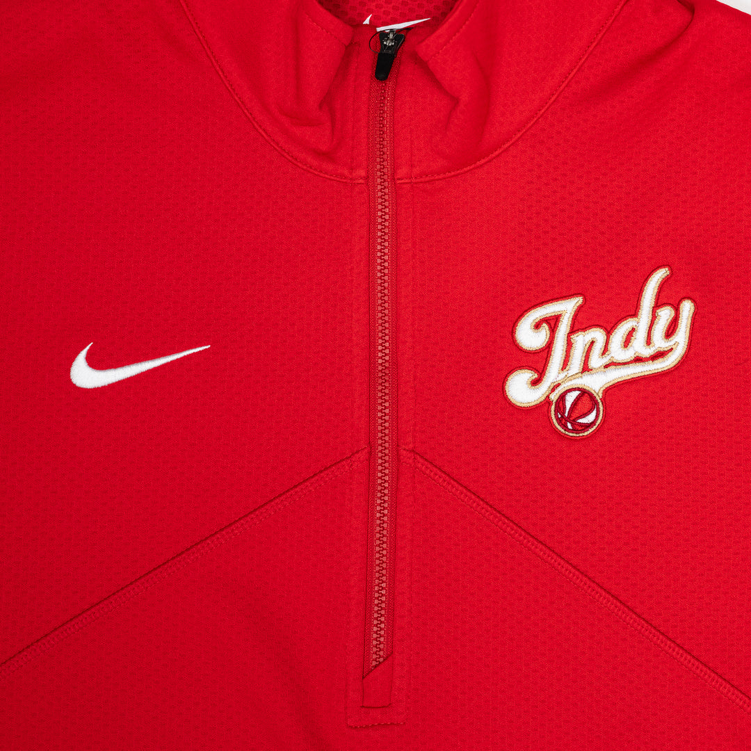 Adult Indiana 2026 Fever Rebel 1/4 Zip Victory Top in Red by Nike