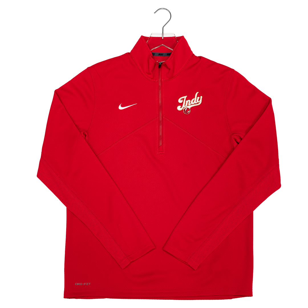 Adult Indiana 2026 Fever Rebel 1/4 Zip Victory Top in Red by Nike