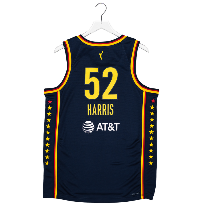 Adult Indiana Fever #52 Ty Harris Explorer Swingman Jersey in Navy by Nike