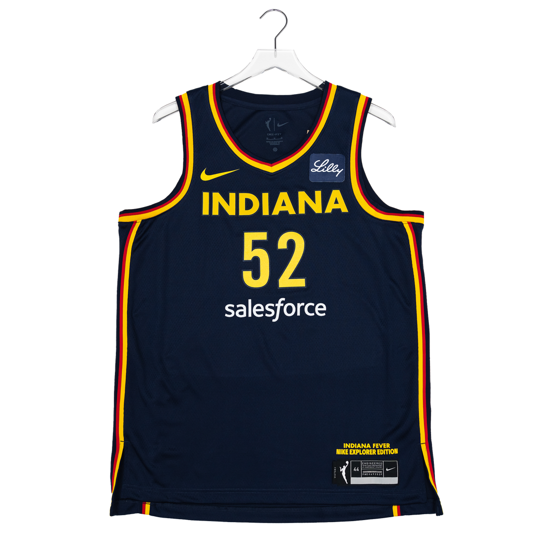 Adult Indiana Fever #52 Ty Harris Explorer Swingman Jersey in Navy by Nike
