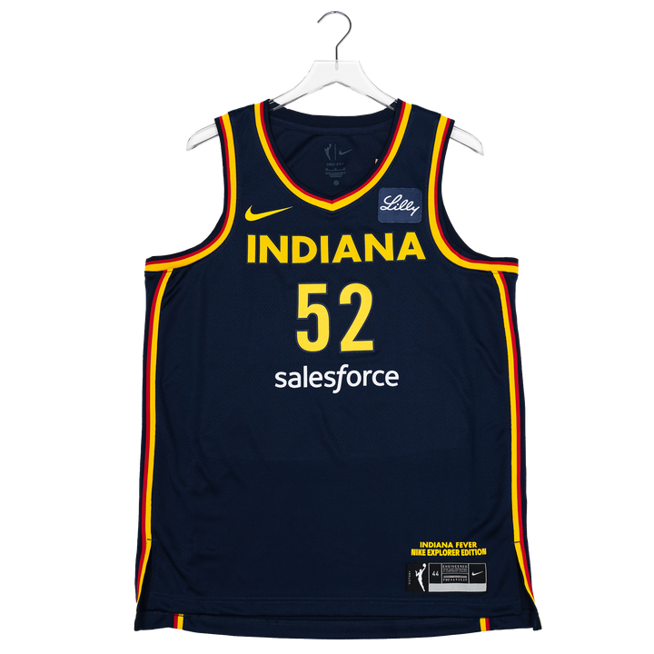 Adult Indiana Fever #52 Ty Harris Explorer Swingman Jersey in Navy by Nike