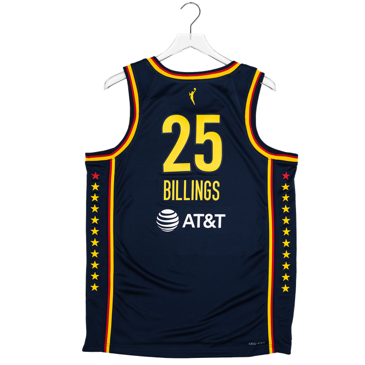 Adult Indiana Fever #25 Monique Billings Explorer Swingman Jersey in Navy by Nike
