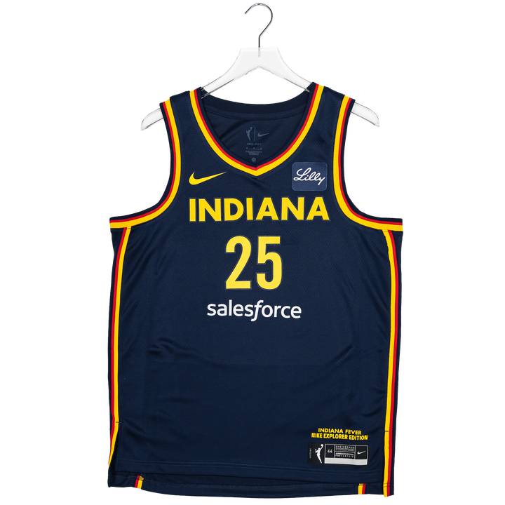 Adult Indiana Fever #25 Monique Billings Explorer Swingman Jersey in Navy by Nike