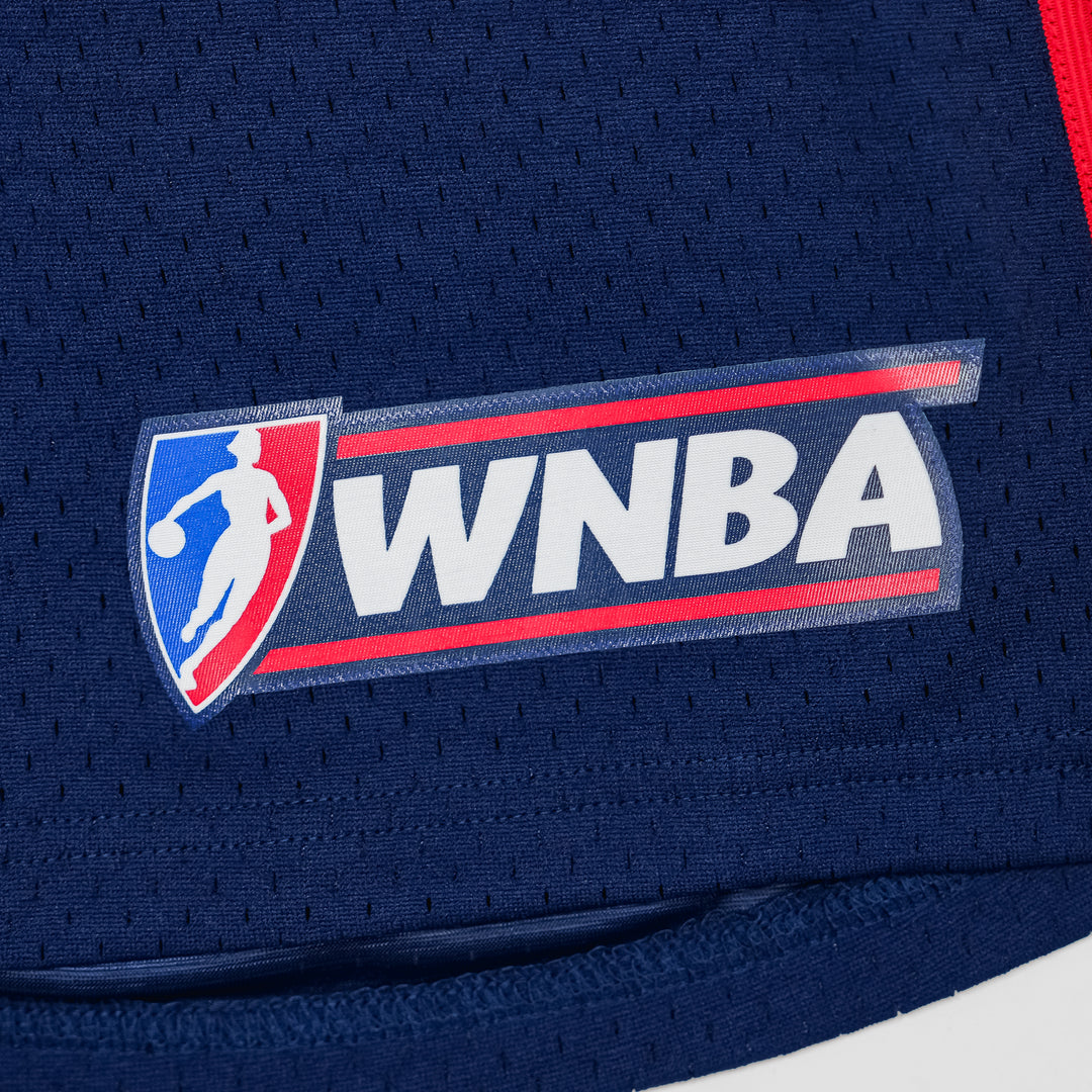 Adult Indiana Fever 2002 Throwback Swingman Shorts in Navy by Mitchell & Ness