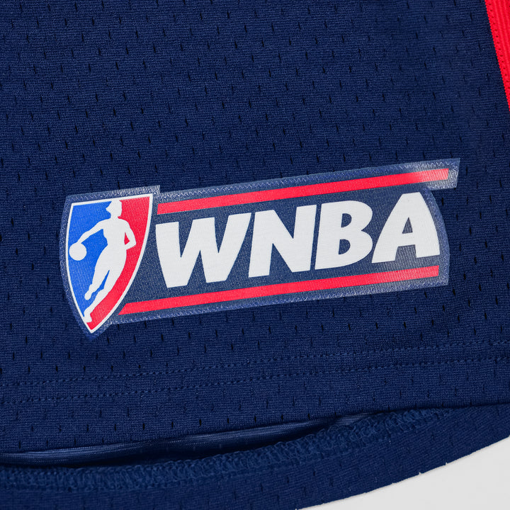 Adult Indiana Fever 2002 Throwback Swingman Shorts in Navy by Mitchell & Ness