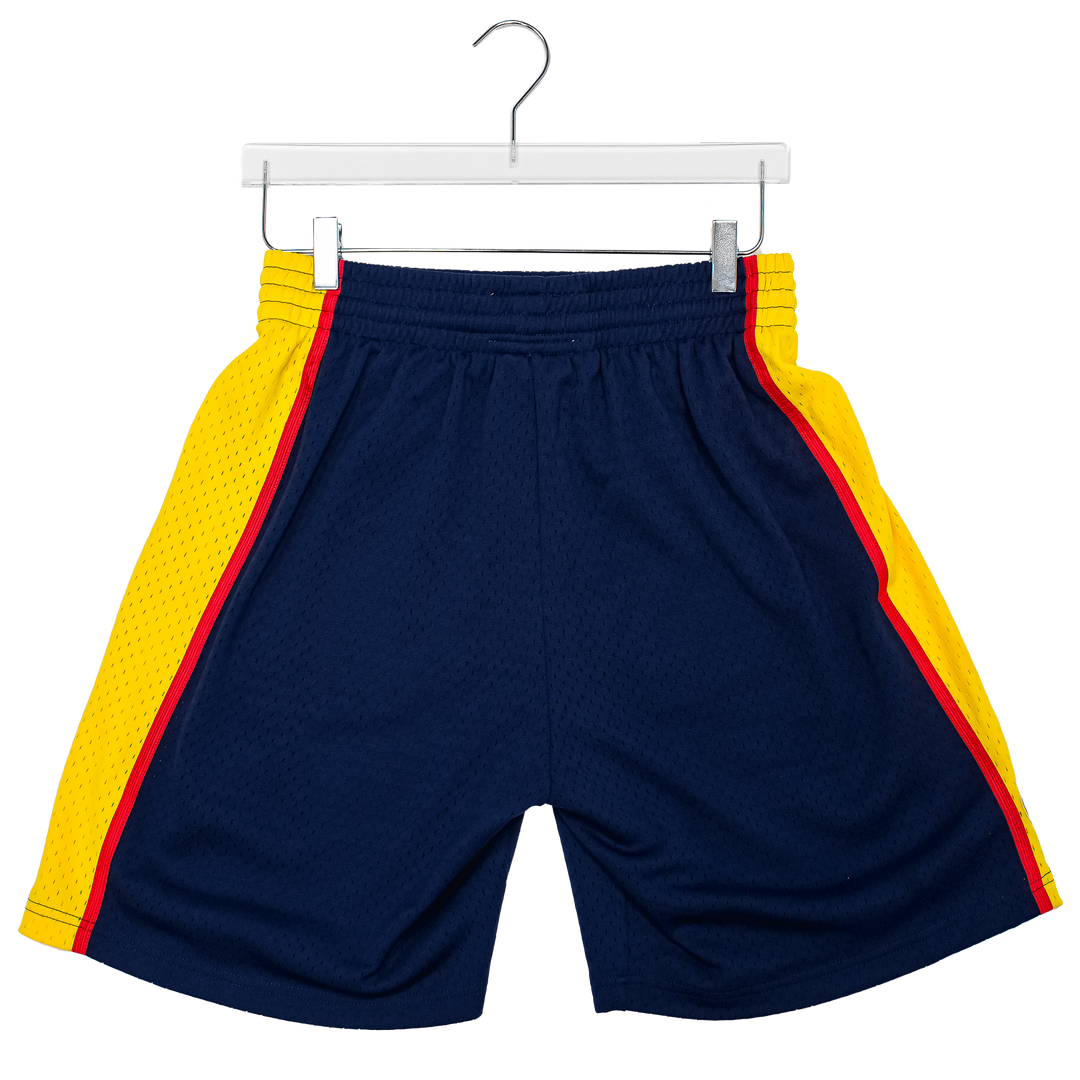 Adult Indiana Fever 2002 Throwback Swingman Shorts in Navy by Mitchell & Ness