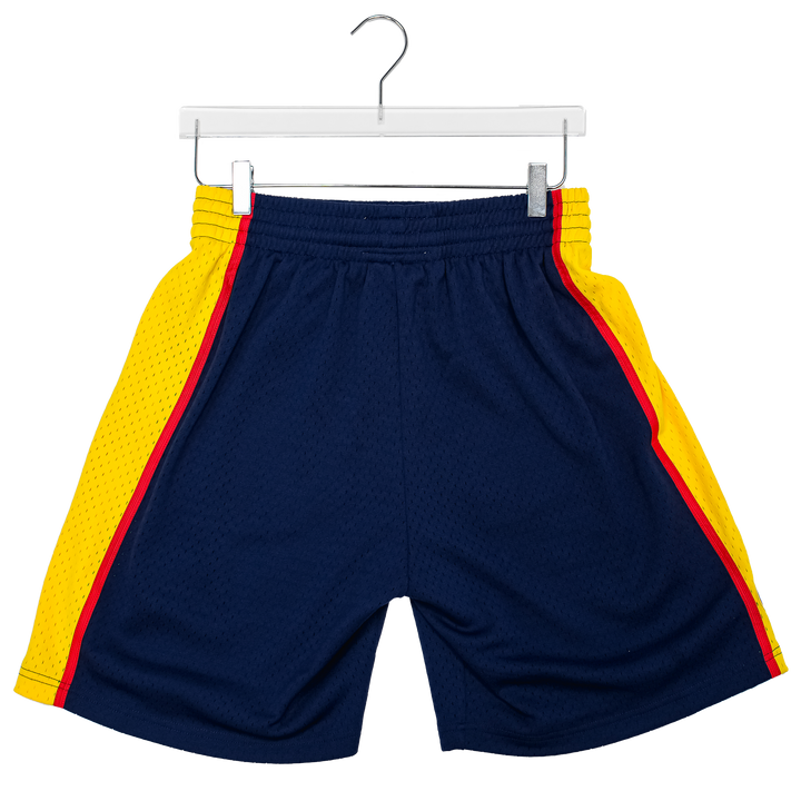 Adult Indiana Fever 2002 Throwback Swingman Shorts in Navy by Mitchell & Ness
