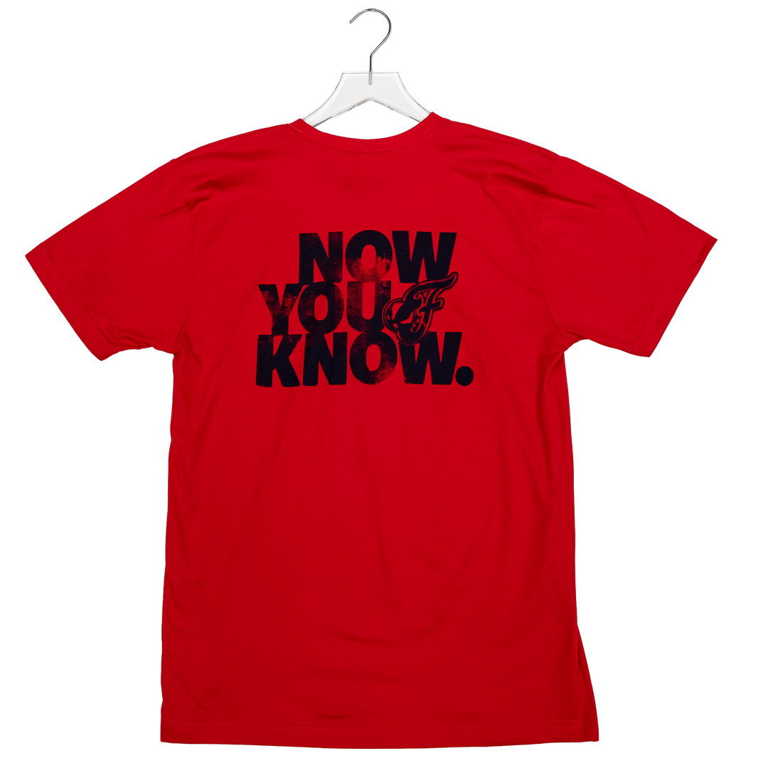 Adult Indiana Fever Script T-shirt in Red by Fever Team Store