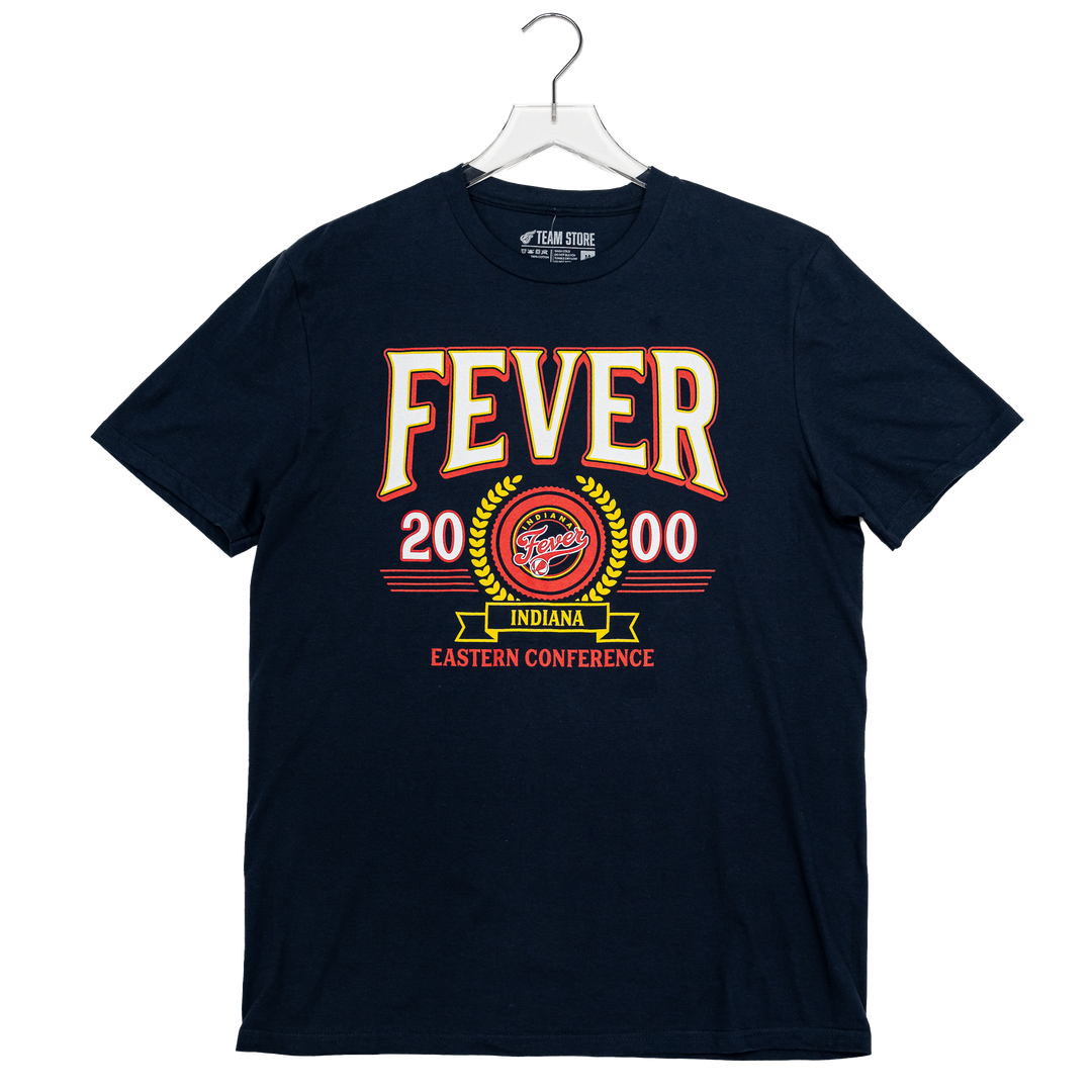 Adult Indiana Fever Crest T-shirt in Navy by Fever Team Store