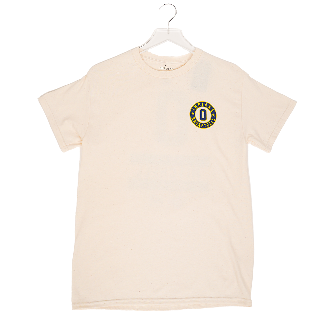 Adult Indiana Fever #0 Kelsey Mitchell ID T-shirt in Natural by Kur8ted