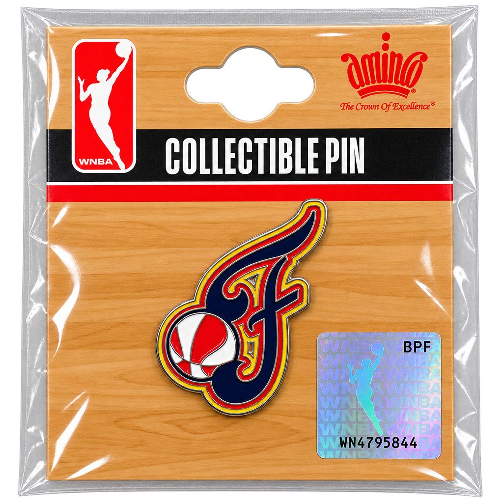 Indiana Fever Secondary Logo Lapel Pin in Red by Aminco