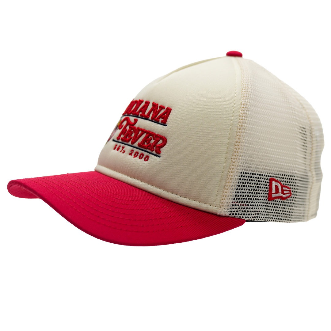 Women's Indiana Fever AF Retro 9Forty Hat in Natural by New Era