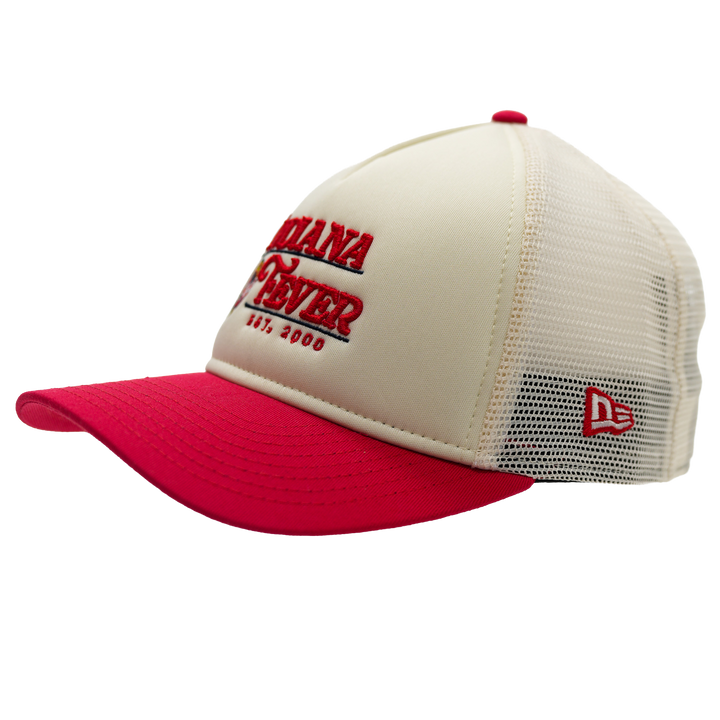 Women's Indiana Fever AF Retro 9Forty Hat in Natural by New Era