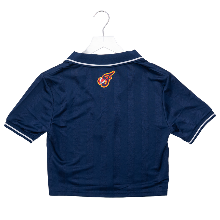 Women's Indiana Fever Crop Polo Shirt in Navy by Wear by E. Andrews