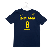 Adult Indiana Fever #8 Sophie Cunningham Explorer Name and Number T-Shirt in Navy by Nike