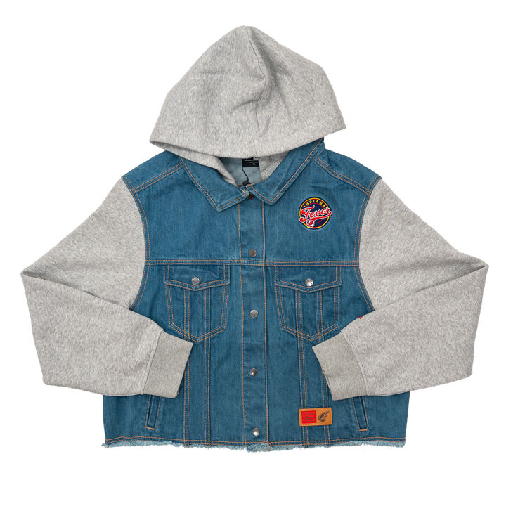 Women's Indiana Fever Denim Jacket in Denim by New Era