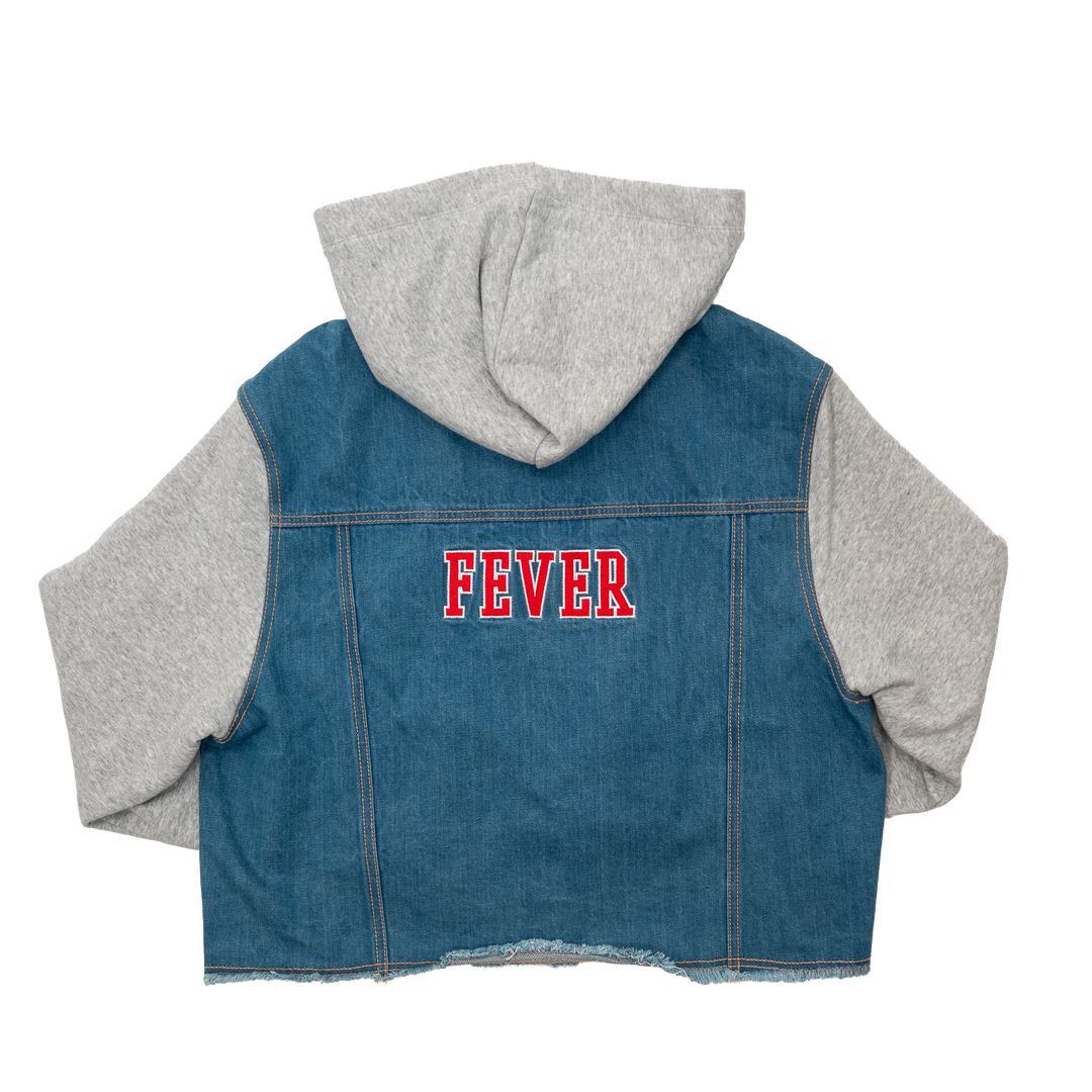 Women's Indiana Fever Denim Jacket in Denim by New Era