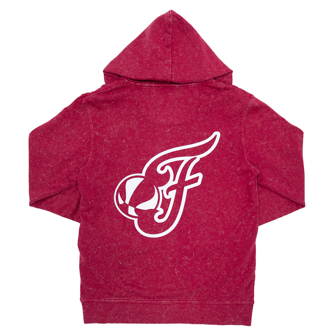 Adult Indiana Fever Jimi Hooded Sweatshirt in Red by Sportiqe