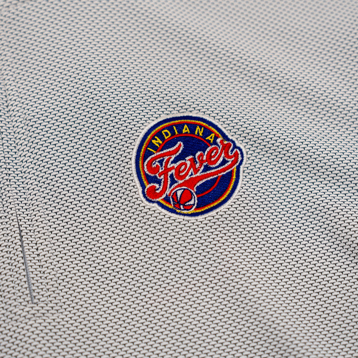 Adult Indiana Fever 1/4 Zip Pave Pullover in White by Antigua