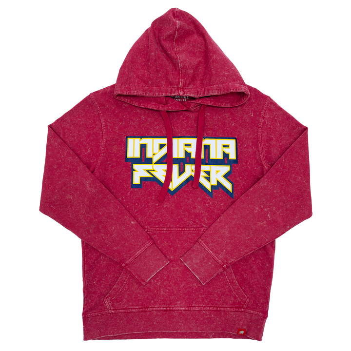Adult Indiana Fever Jimi Hooded Sweatshirt in Red by Sportiqe