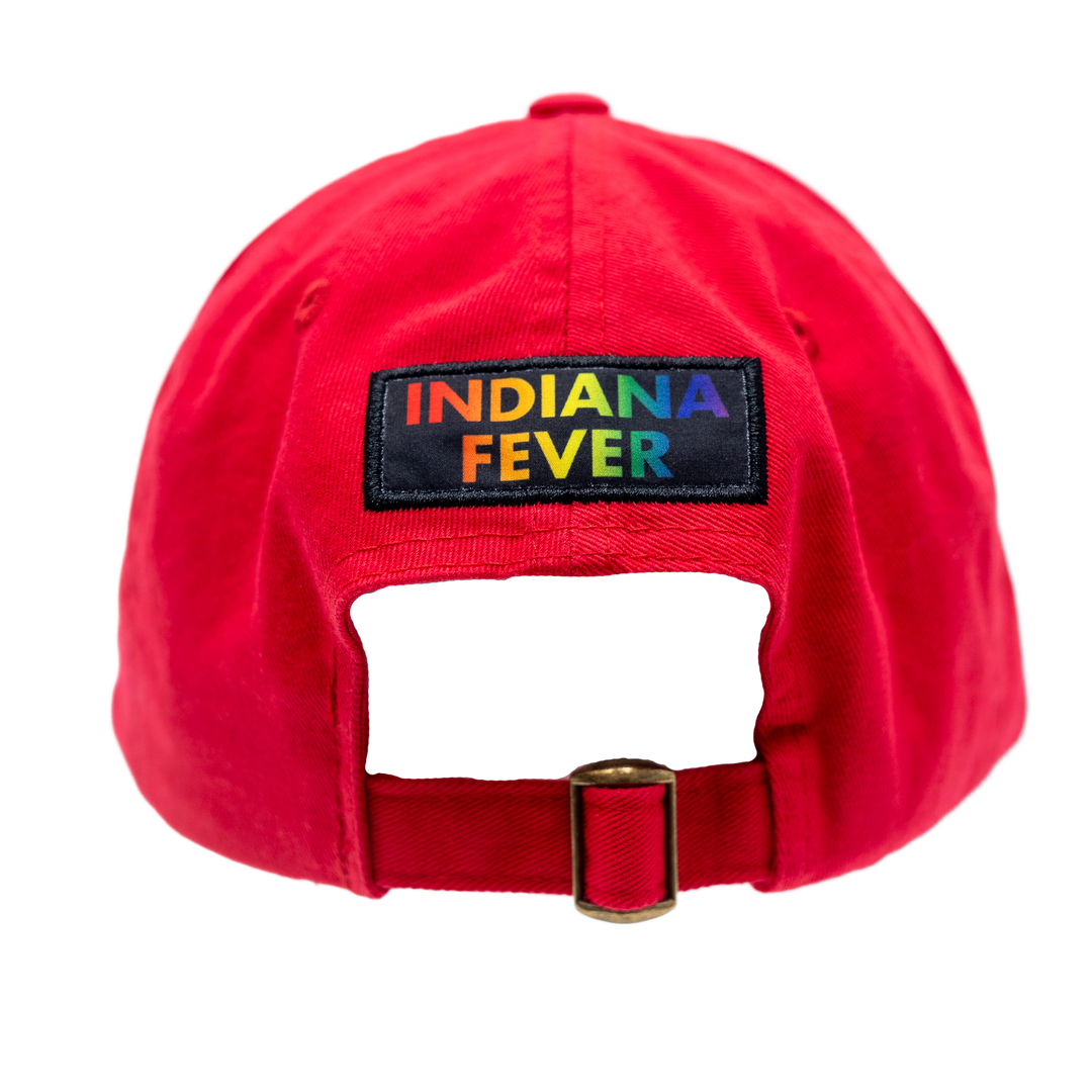 Adult Indiana Fever GNS Pride Hat in Red by Fever Team Store
