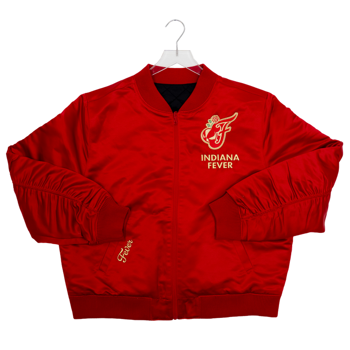 Women's Indiana Fever Glam Game Full-Zip Jacket in Red by New Era