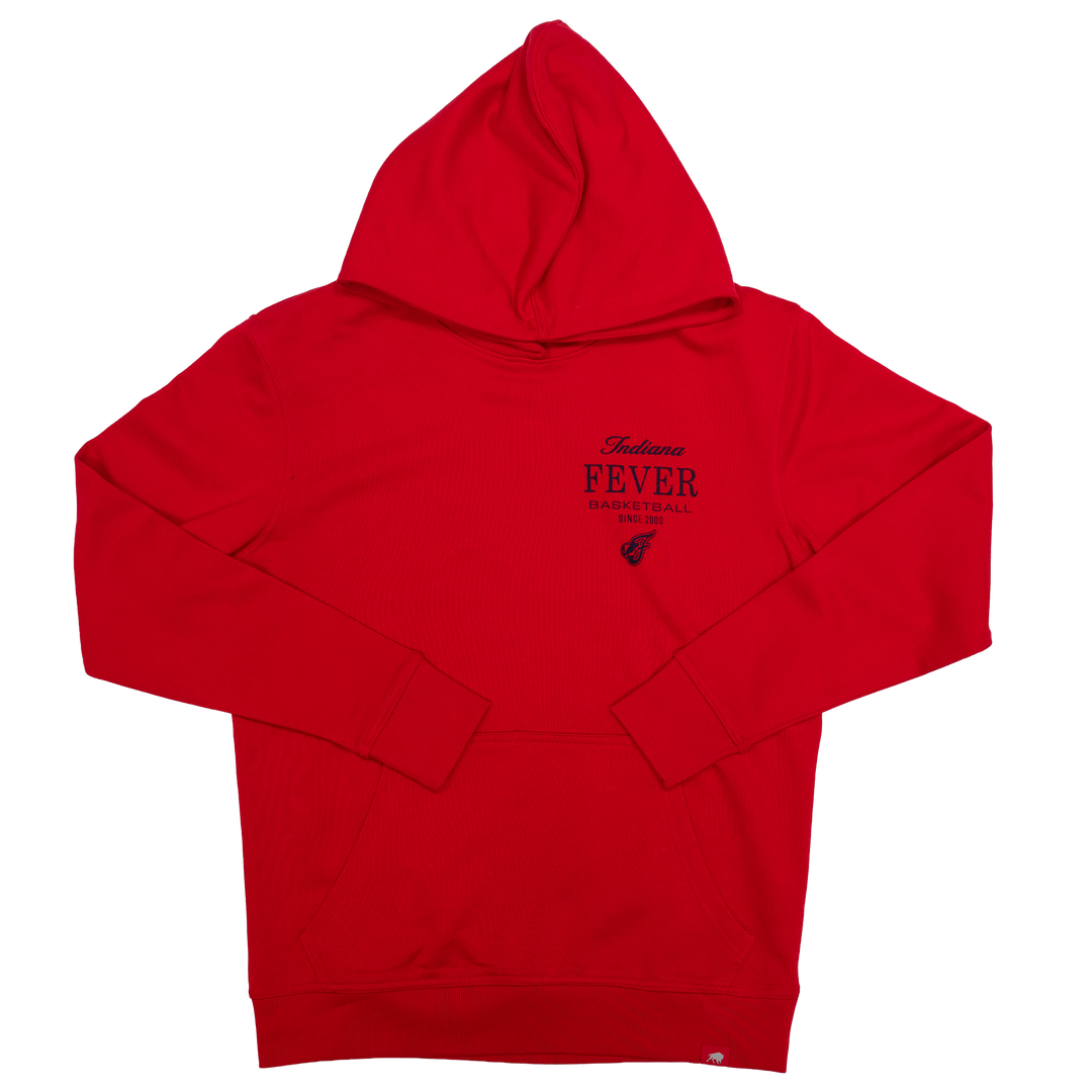 Adult Indiana Fever Alma Hooded Sweatshirt in Red by Sportiqe