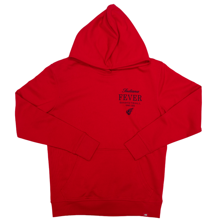 Adult Indiana Fever Alma Hooded Sweatshirt in Red by Sportiqe