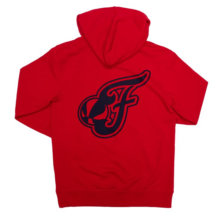 Adult Indiana Fever Alma Hooded Sweatshirt in Red by Sportiqe
