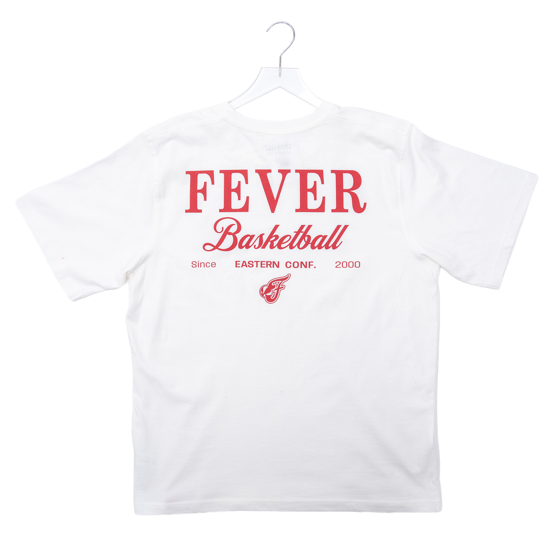 Adult Indiana Fever Yamas T-shirt in White by Sportiqe