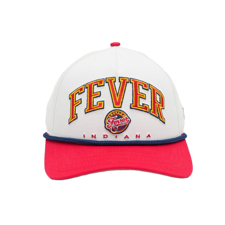Adult Indiana Fever Adjustable Arch A-Frame 9FORTY Hat in Red by New Era