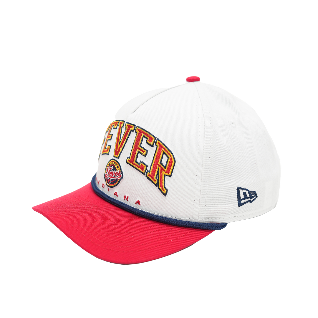 Adult Indiana Fever Adjustable Arch A-Frame 9FORTY Hat in Red by New Era