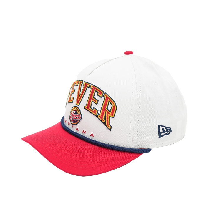 Adult Indiana Fever Adjustable Arch A-Frame 9FORTY Hat in Red by New Era