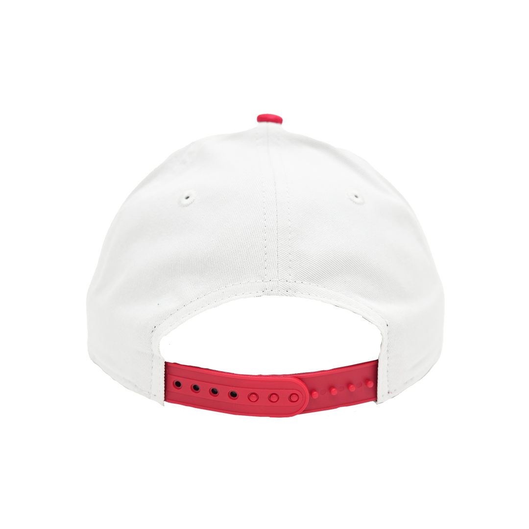Adult Indiana Fever Adjustable Arch A-Frame 9FORTY Hat in Red by New Era