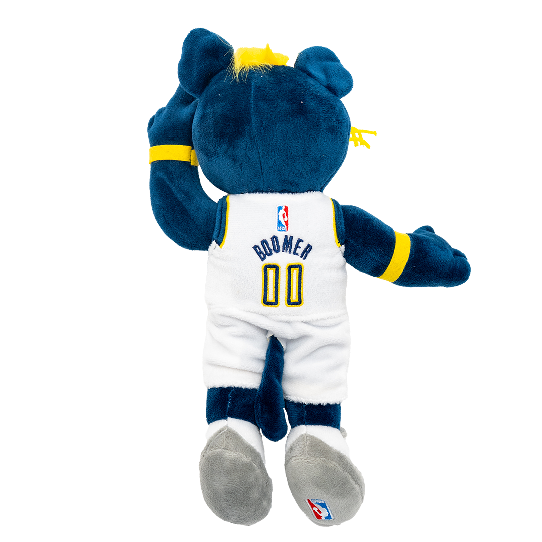 Indiana Pacers Boomer Plush Doll in 10 inches in White by Bleacher Creature