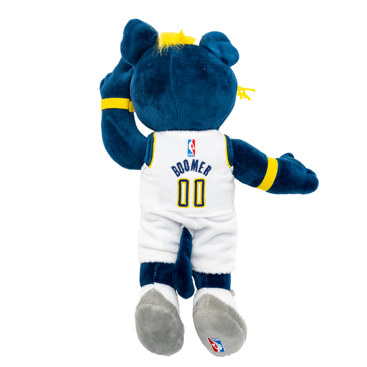 Indiana Pacers Boomer Plush Doll in 10 inches in White by Bleacher Creature