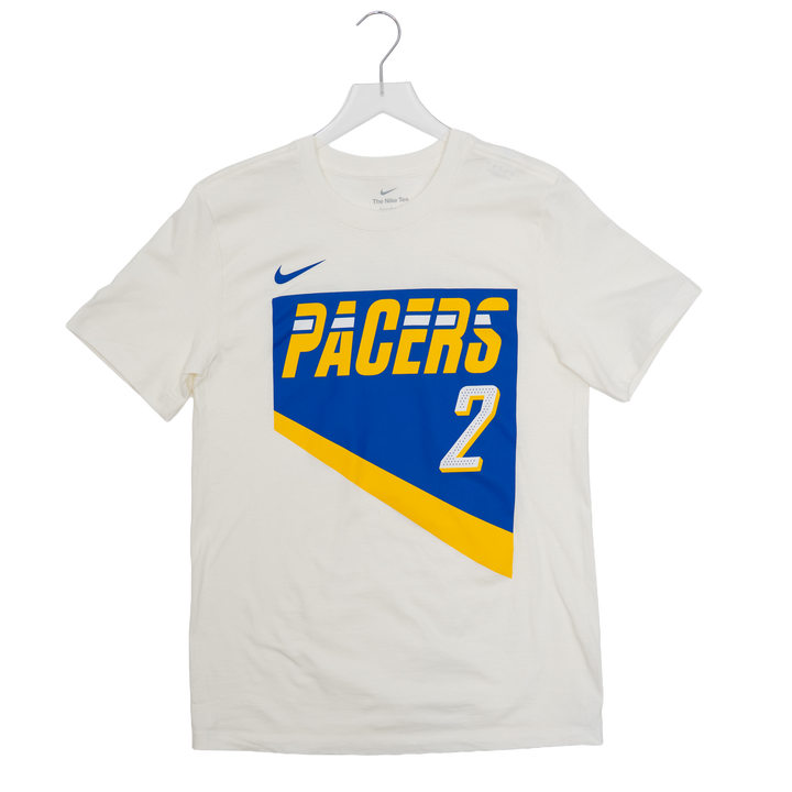 Adult Indiana Pacers 25-26' CITY EDITION #2 Andrew Nembhard Name and Number T-shirt in White by Nike