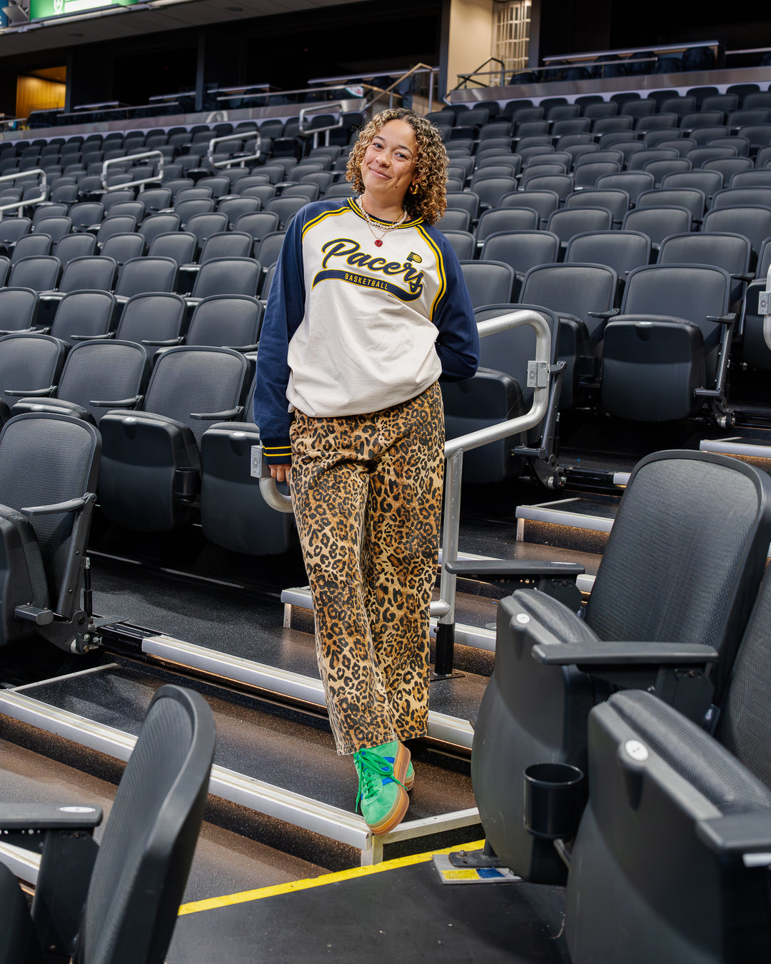 Adult Indiana Pacers My House Raglan Long-sleeve Shirt in Navy by Pacers Team Store